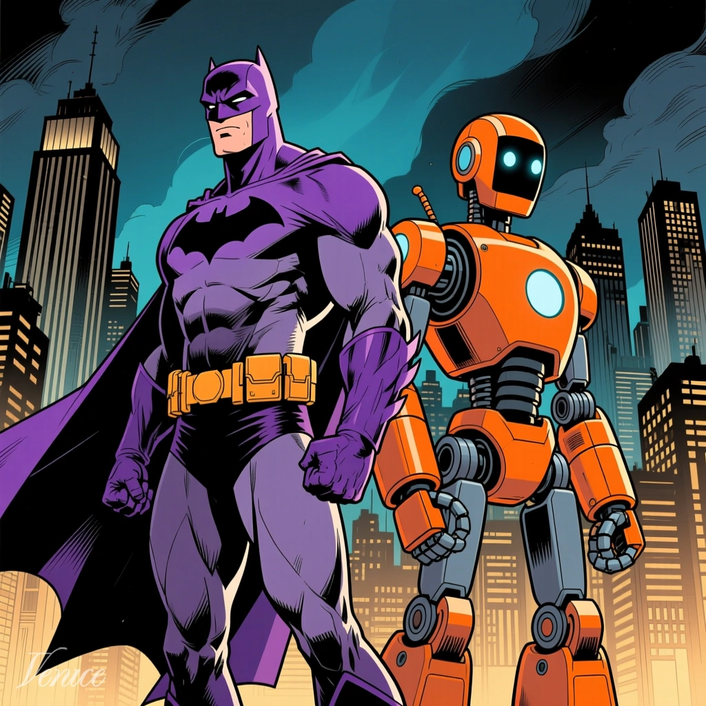 Hero & Sidekick by Qwen Image