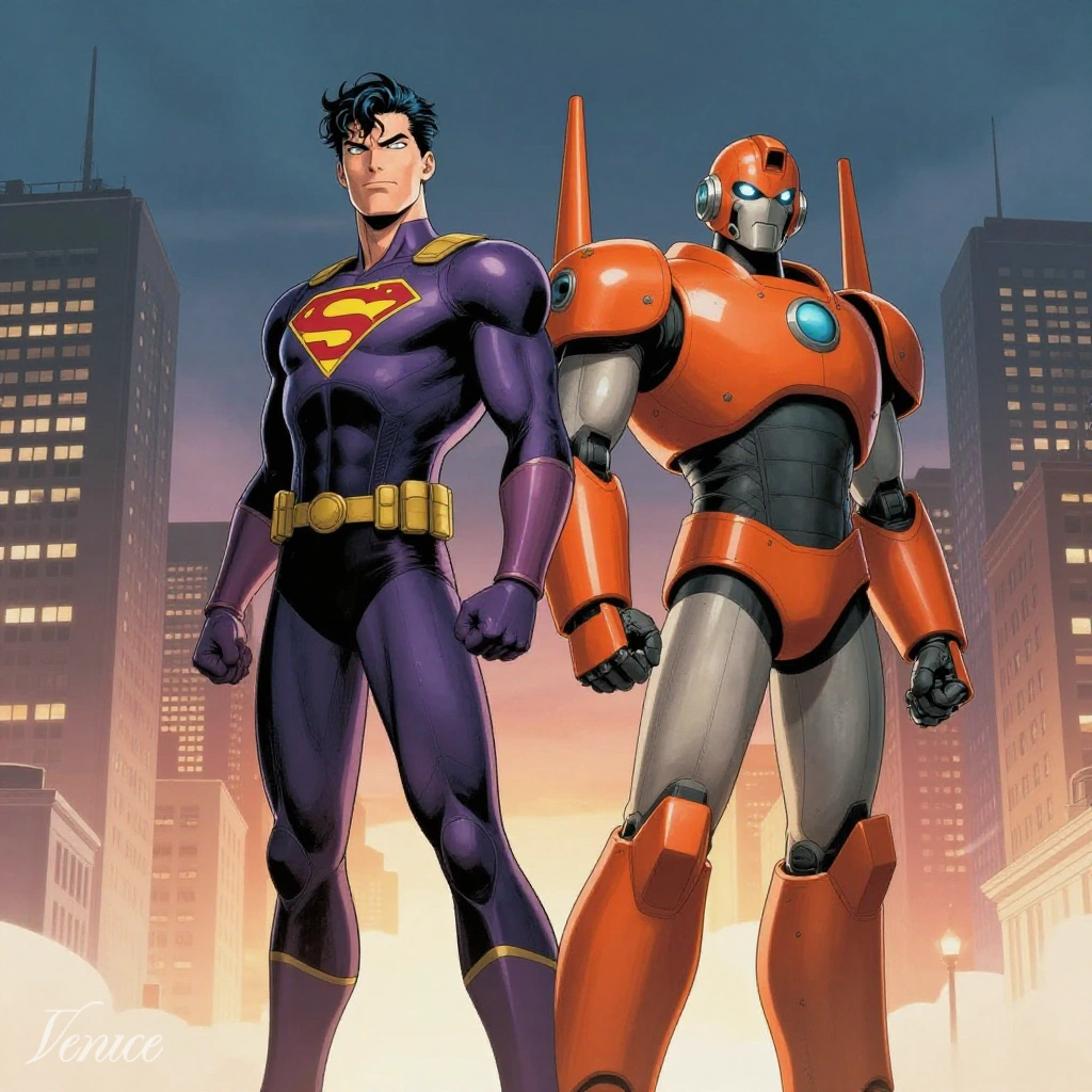 Hero & Sidekick by Z-Image Turbo